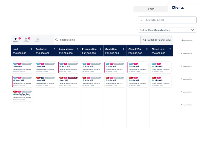 agent dashboard